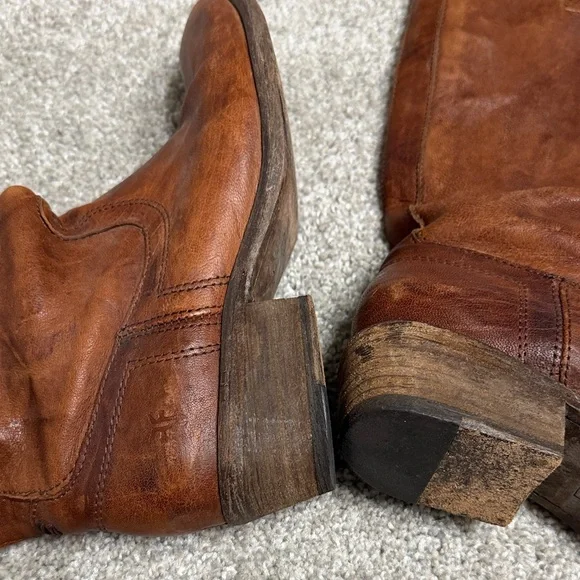 Frye Leather Cowboy Boots - Picture 4 of 4